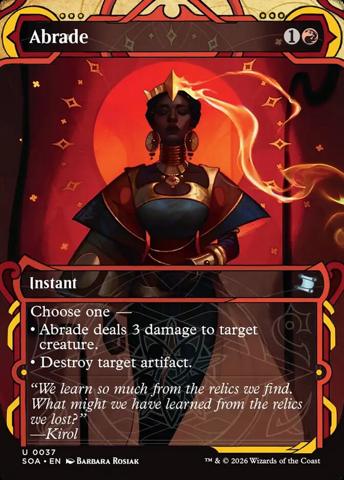 Abrade (37) - Secrets of Strixhaven Mystical Archive (SOA)
