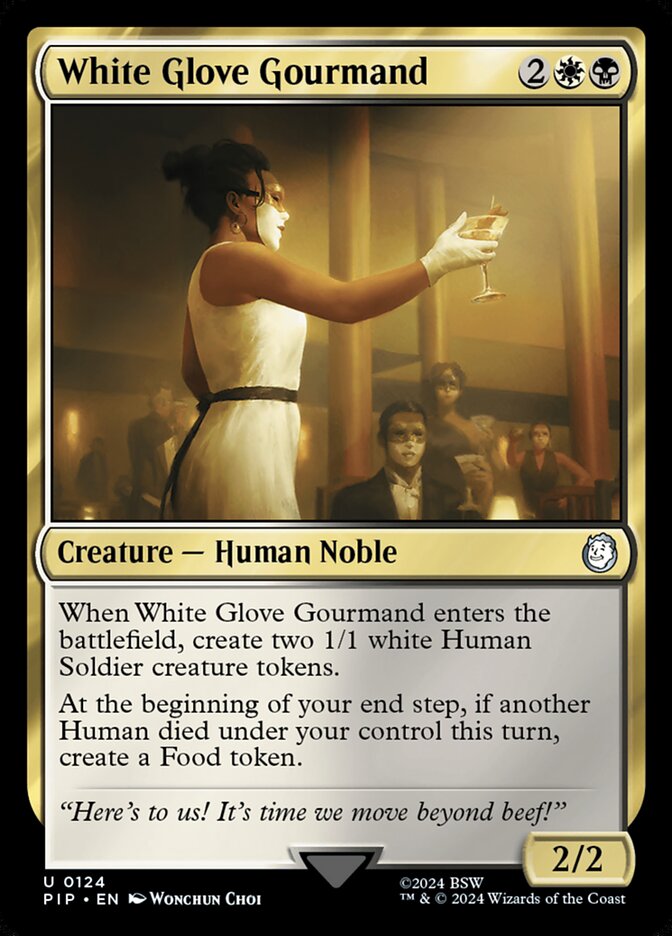 White Glove Gourmand - [Foil] Fallout (PIP)