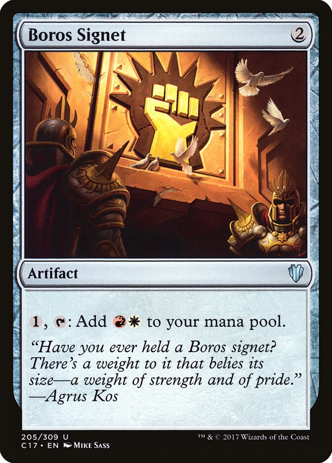 Boros Signet (205) - Commander 2017 (C17)