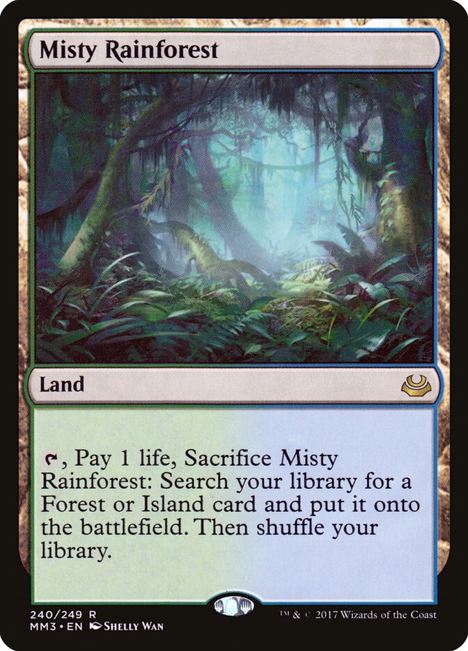 Misty Rainforest (240) - Modern Masters 2017 (MM3)