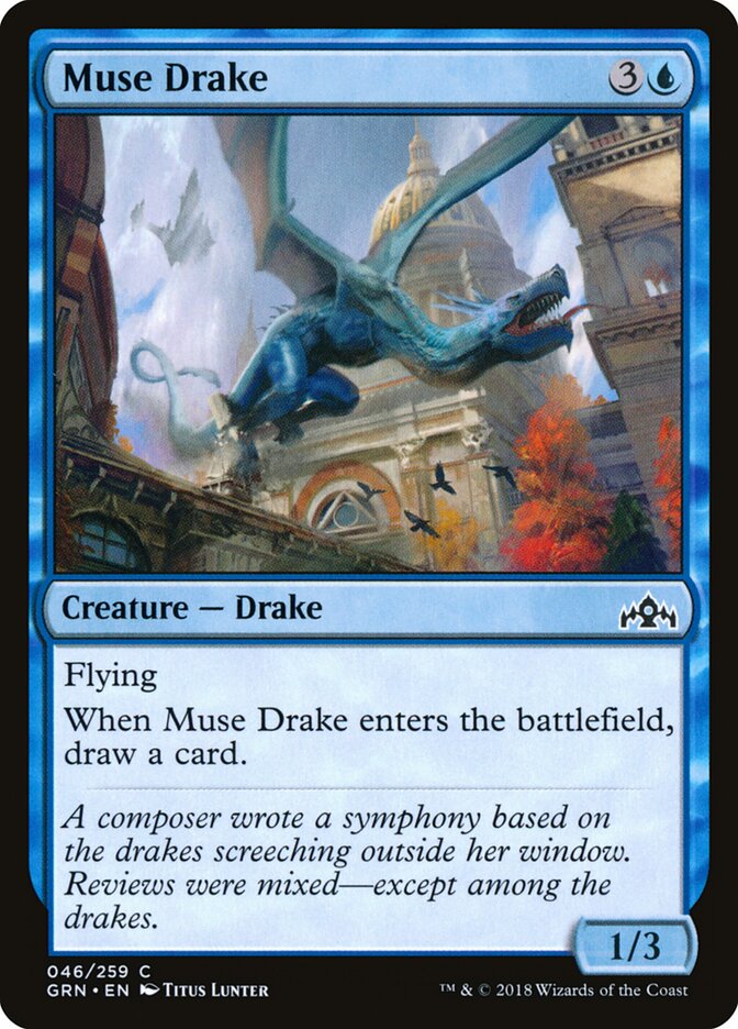 Muse Drake (46) - Guilds of Ravnica (GRN)