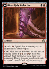 Ore-Rich Stalactite // Cosmium Catalyst (11) - The Lost Caverns of Ixalan Commander (LCC)