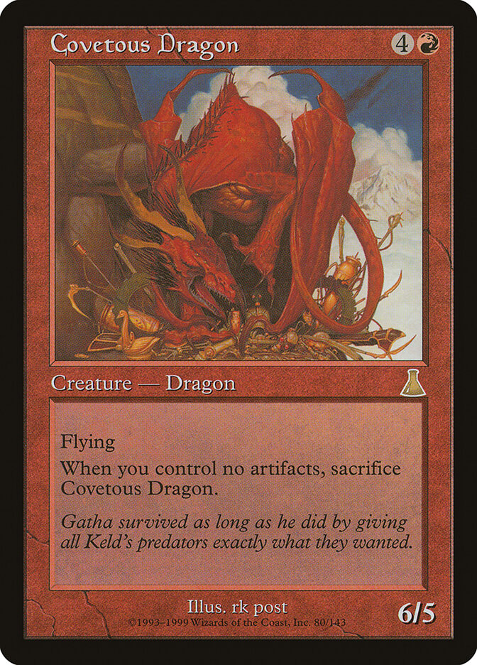 Covetous Dragon (80) - Urza's Destiny (UDS)