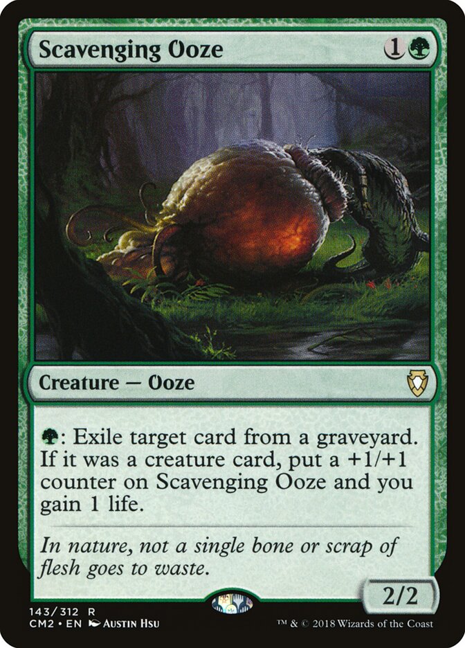Scavenging Ooze (143) - Commander Anthology Volume II (CM2)