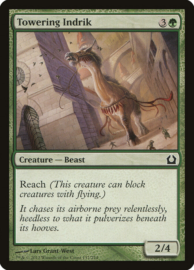 Towering Indrik (137) - Return to Ravnica (RTR)