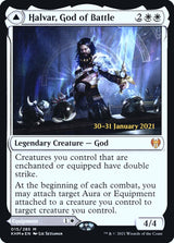 Halvar, God of Battle // Sword of the Realms (15s) - Kaldheim Promos (PKHM)