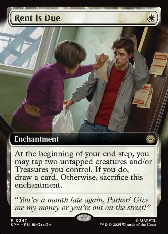 Rent Is Due (247) - [Foil, Extended Art] Marvel's Spider-Man (SPM)