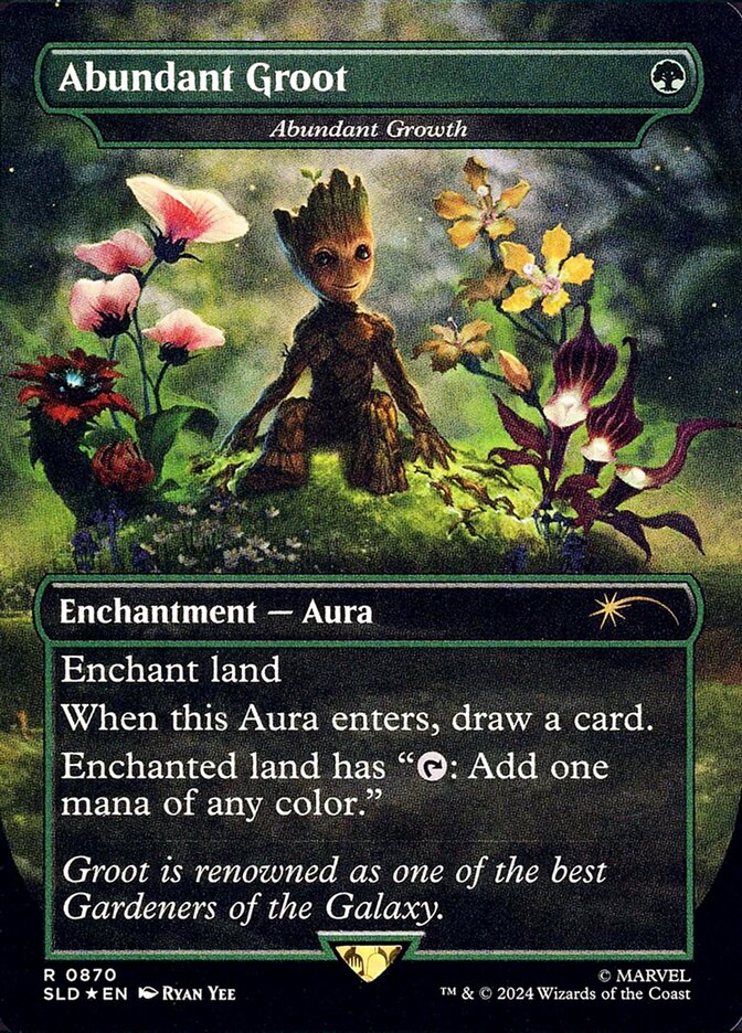 Abundant Groot - Abundant Growth - Secret Lair Drop (SLD)