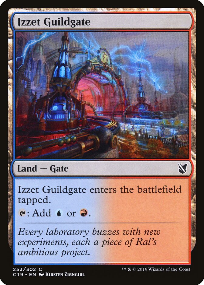 Izzet Guildgate (253) - Commander 2019 (C19)