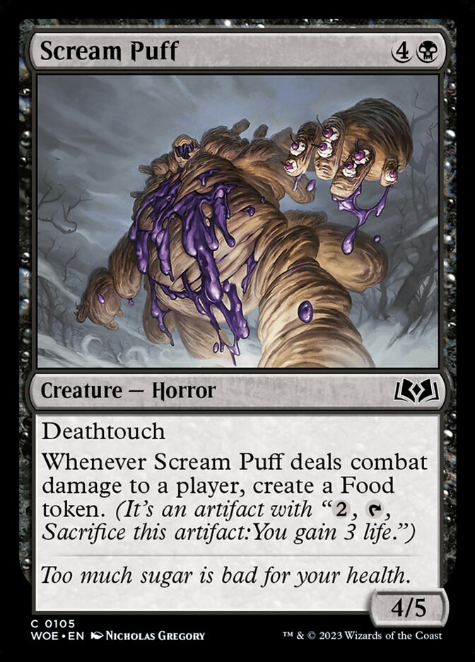 Scream Puff (105) - Wilds of Eldraine (WOE)