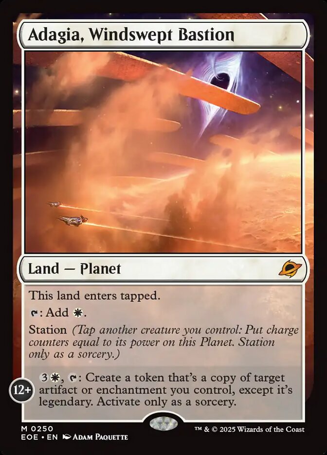 Adagia, Windswept Bastion (250) - Edge of Eternities (EOE)