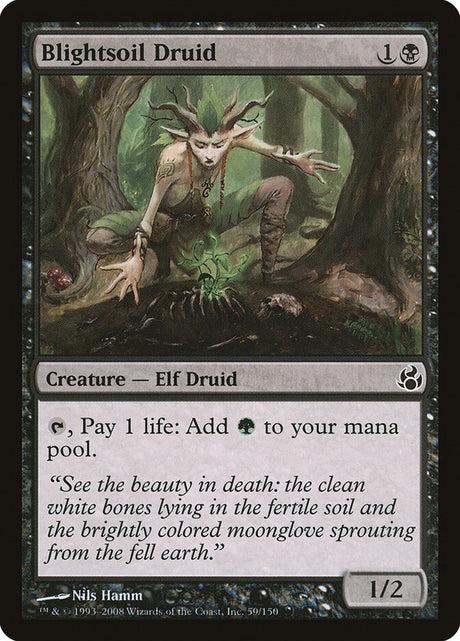 Blightsoil Druid (59) - Morningtide (MOR)