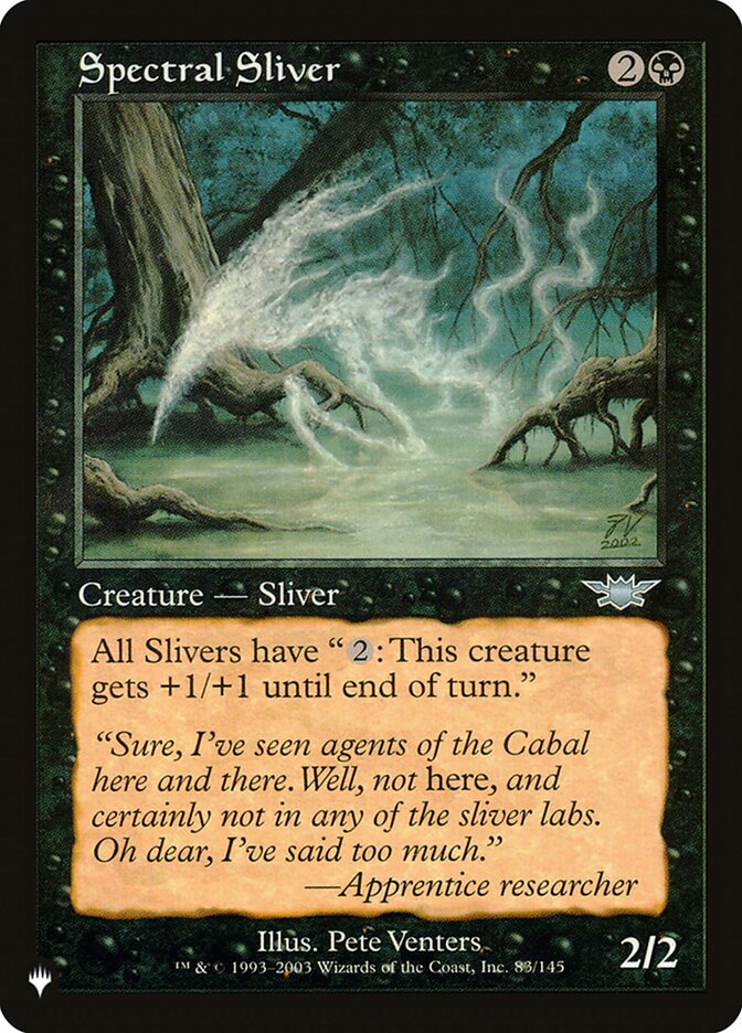 Spectral Sliver (LGN-83) - The List (PLST)