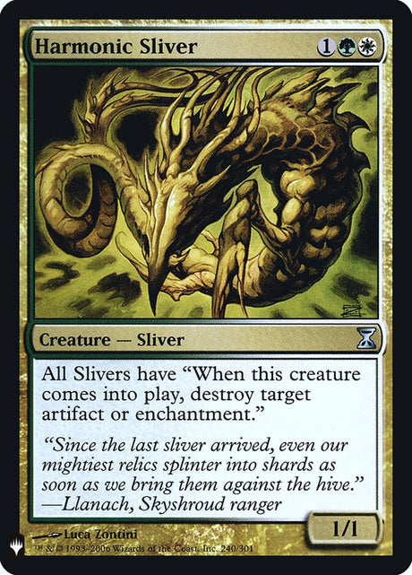 Harmonic Sliver (TSP-240) - The List (PLST)
