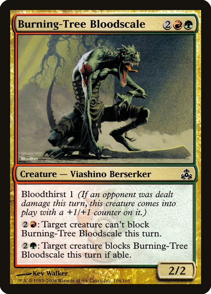 Burning-Tree Bloodscale (104) - Guildpact (GPT)