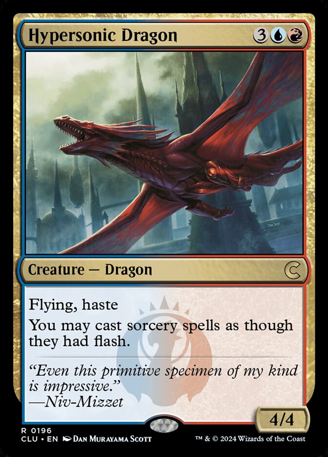 Hypersonic Dragon (196) - Ravnica: Clue Edition (CLU)
