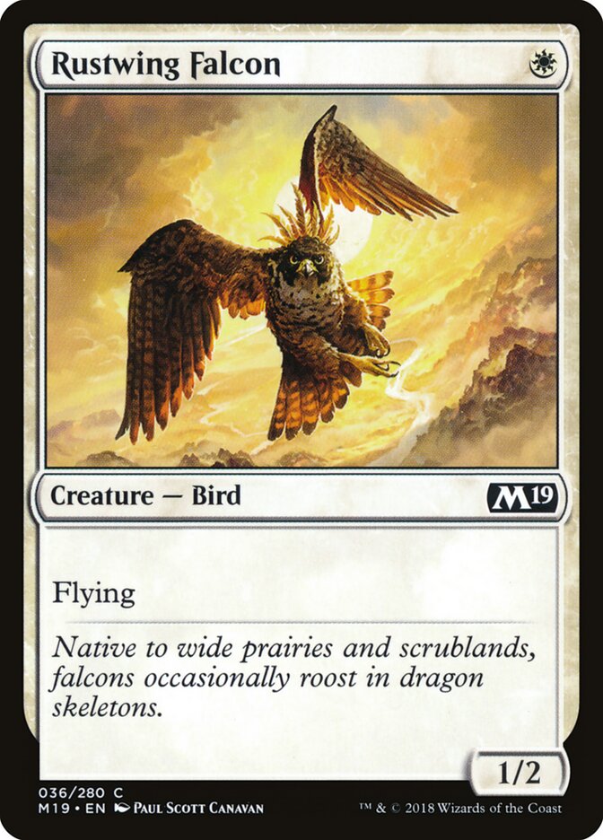 Rustwing Falcon (36) - Core Set 2019 (M19)