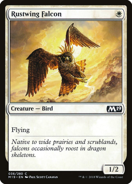 Rustwing Falcon (36) - Core Set 2019 (M19)