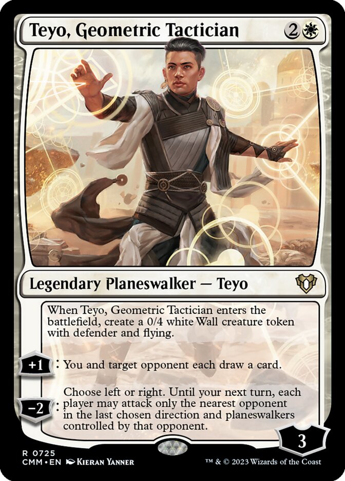 Teyo, Geometric Tactician (725) - Commander Masters (CMM)