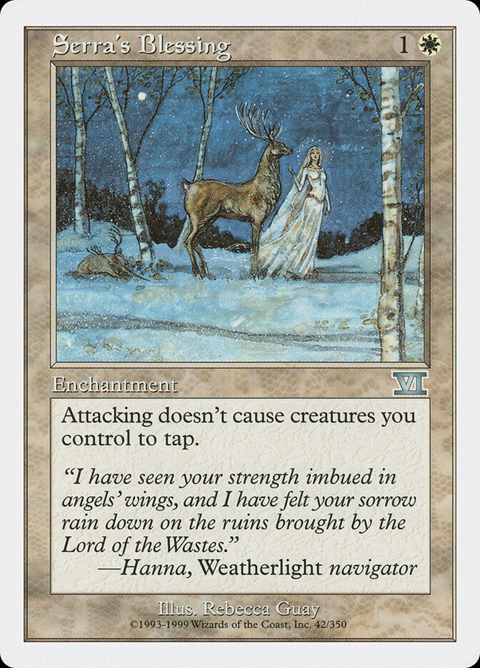 Serra's Blessing (42) - Classic Sixth Edition (6ED)
