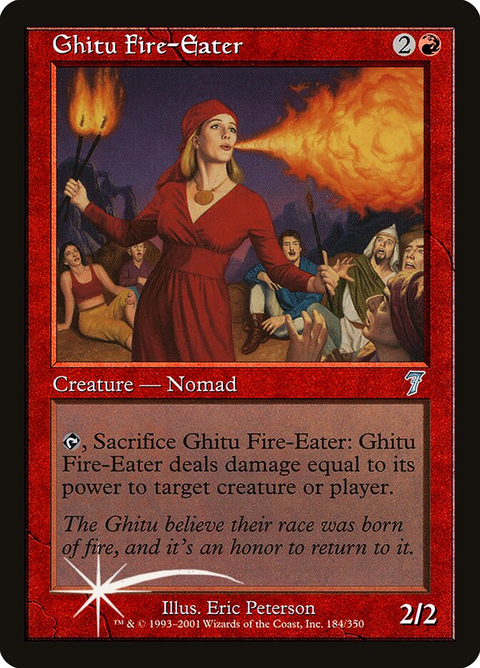Ghitu Fire-Eater (184) - Seventh Edition (7ED)