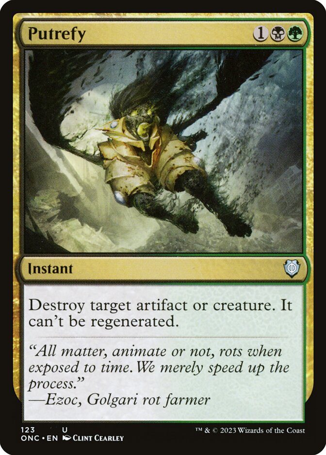 Putrefy (123) - Phyrexia: All Will Be One Commander (ONC)