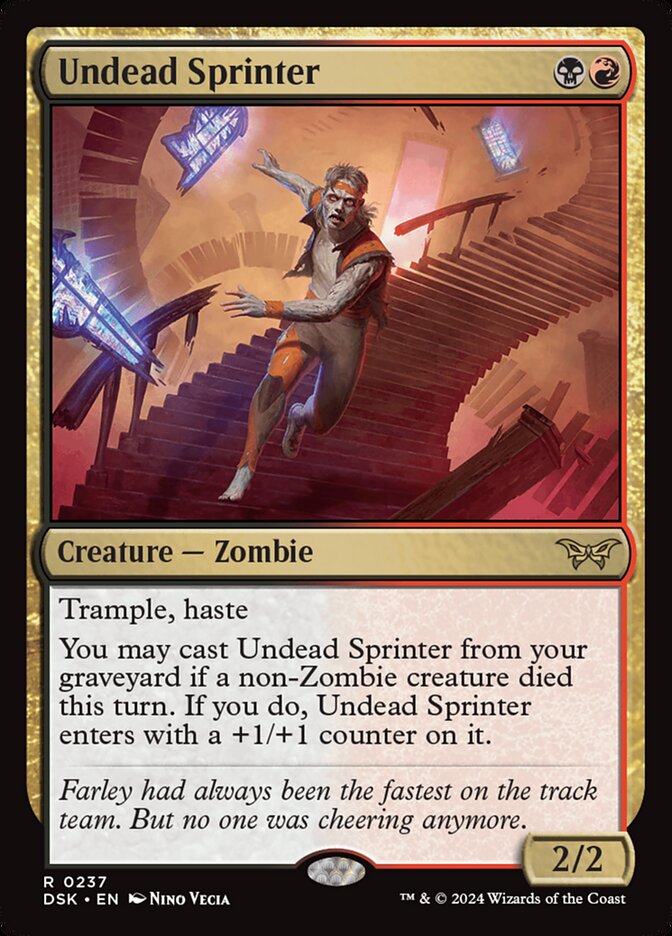 Undead Sprinter - [Foil] Duskmourn: House of Horror (DSK)