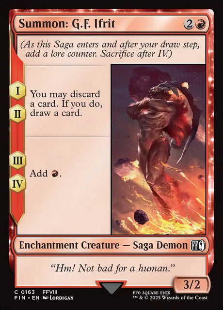 Summon: G.F. Ifrit (163) - Final Fantasy (FIN)