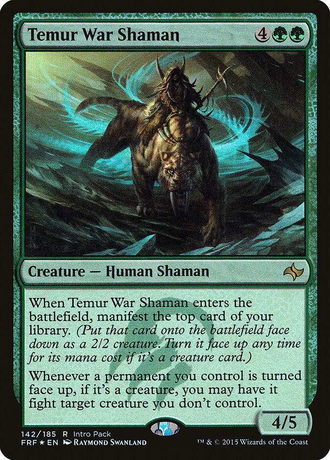 Temur War Shaman (142) - Fate Reforged Promos (PFRF)