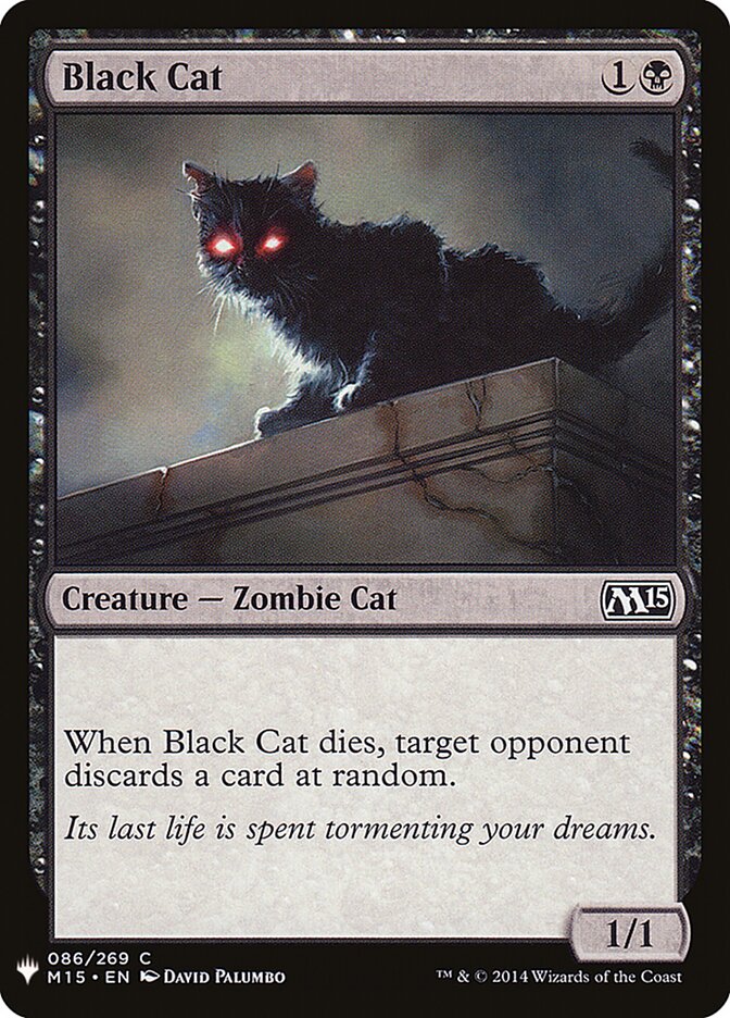 Black Cat (M15-86) - The List (PLST)