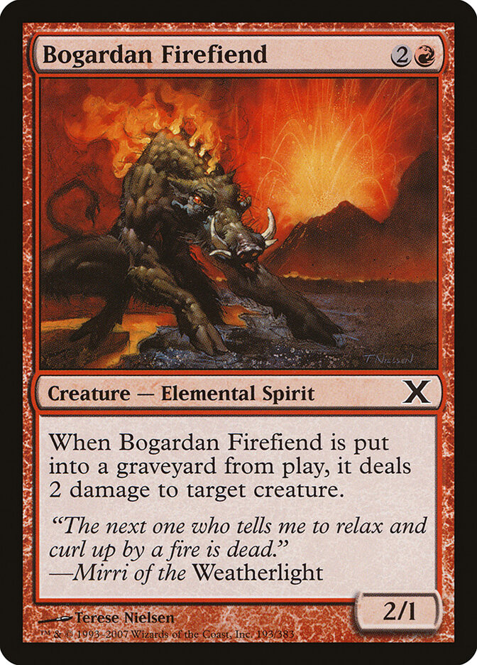 Bogardan Firefiend (193) - Tenth Edition (10E)