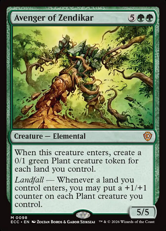 Avenger of Zendikar (98) - Lorwyn Eclipsed Commander (ECC)