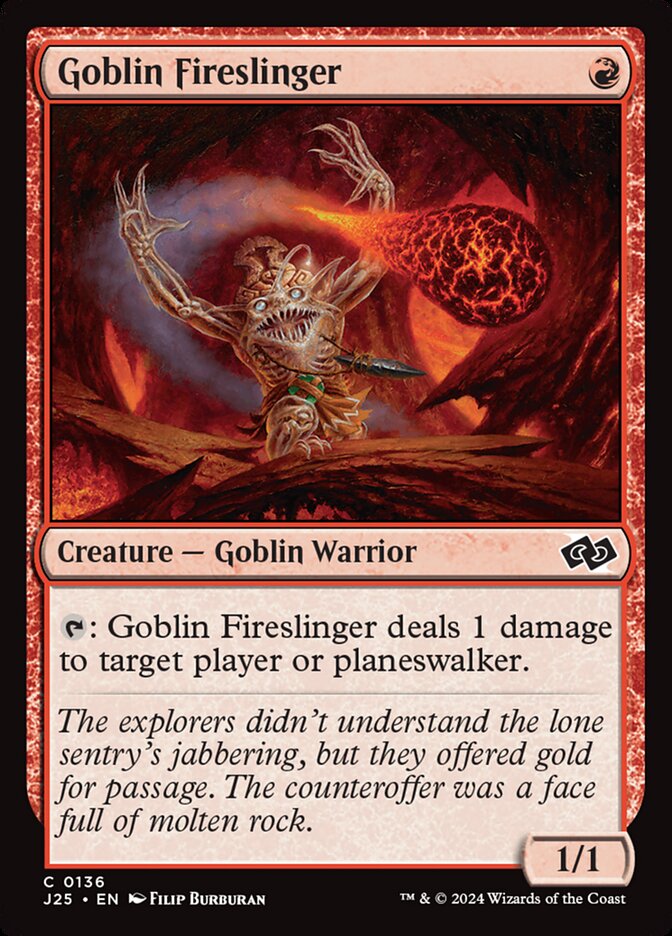 Goblin Fireslinger - Foundations Jumpstart (J25)