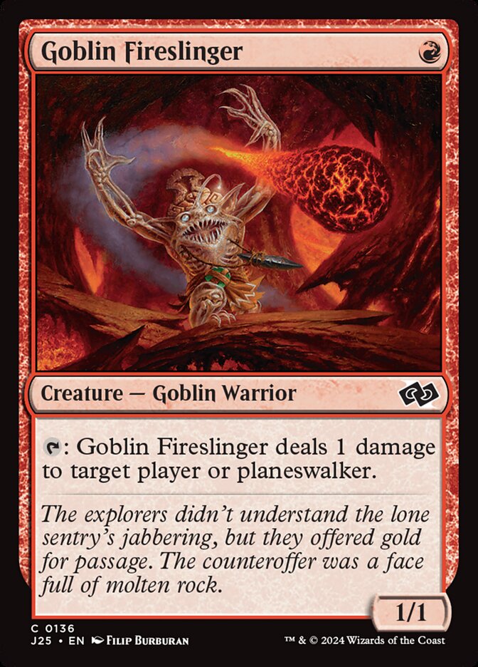 Goblin Fireslinger (136) - Foundations Jumpstart (J25)