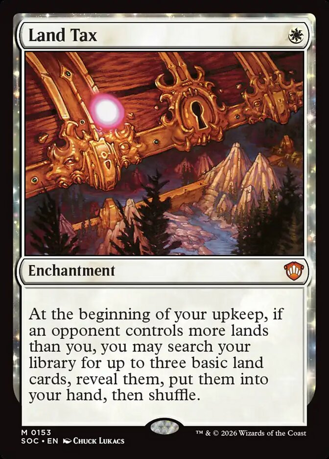 Land Tax (153) - Secrets of Strixhaven Commander (SOC)