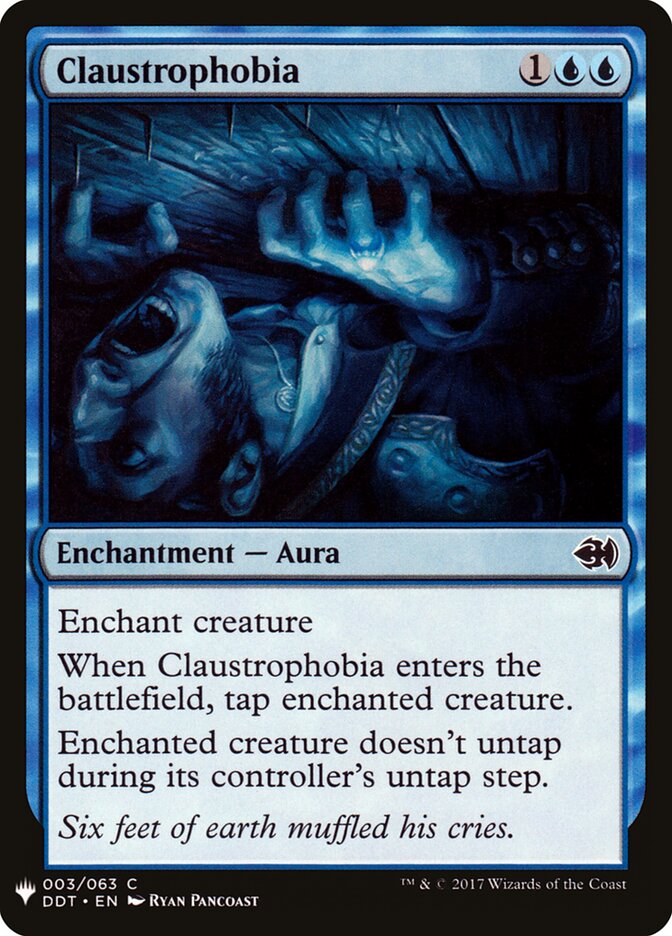 Claustrophobia (DDT-3) - The List (PLST)