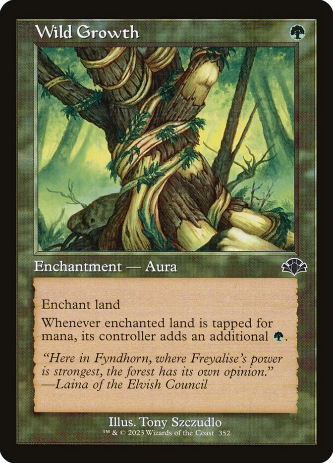Wild Growth (352) - Dominaria Remastered (DMR)