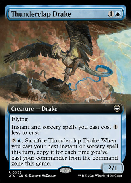Thunderclap Drake (53) - Outlaws of Thunder Junction Commander (OTC)