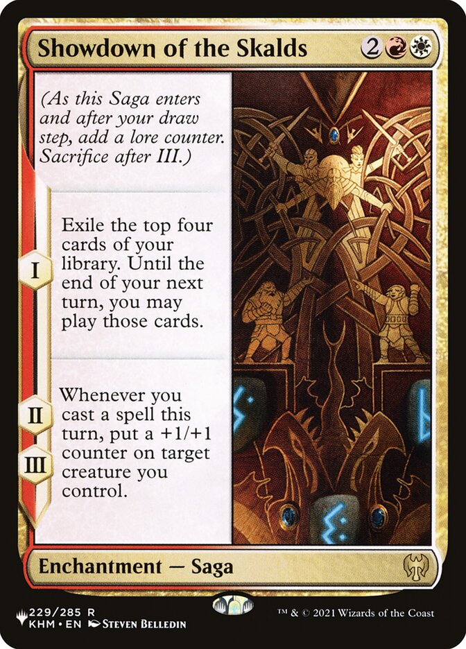 Showdown of the Skalds (KHM-229) - The List (PLST)