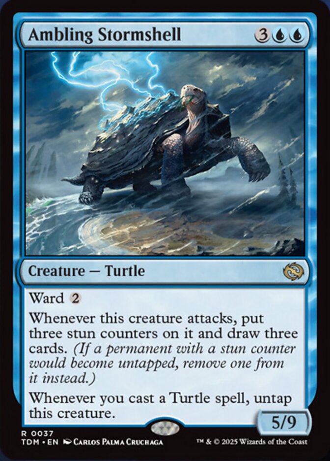 Ambling Stormshell (37) - [Foil] Tarkir: Dragonstorm (TDM)