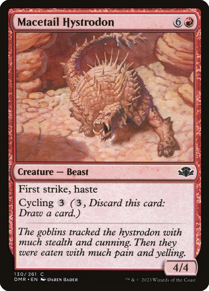 Macetail Hystrodon (130) - Dominaria Remastered (DMR)