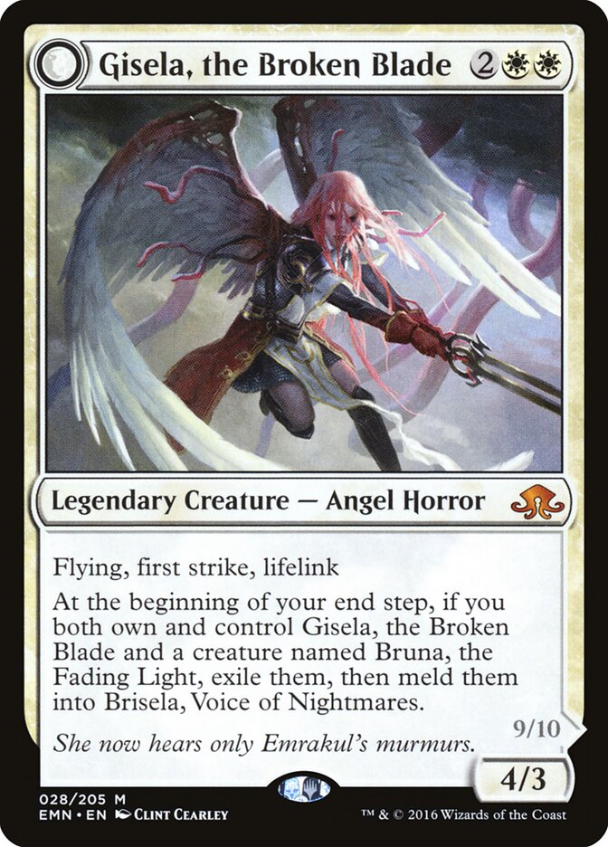 Gisela, the Broken Blade // Brisela, Voice of Nightmares (28) - Eldritch Moon (EMN)