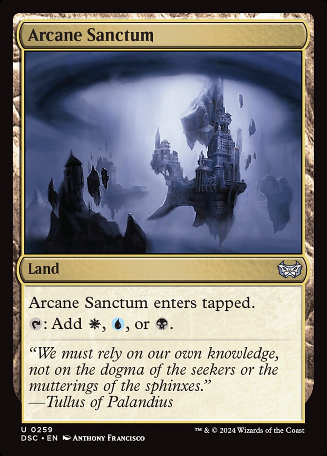 Arcane Sanctum (259) - Duskmourn: House of Horror Commander (DSC)