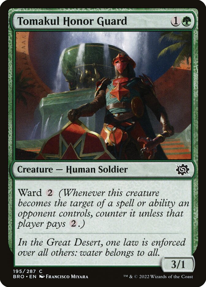Tomakul Honor Guard (195) - The Brothers' War (BRO)
