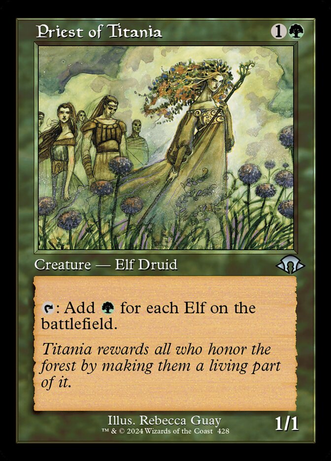 Priest of Titania - [Foil, Retro Frame] Modern Horizons 3 (MH3)