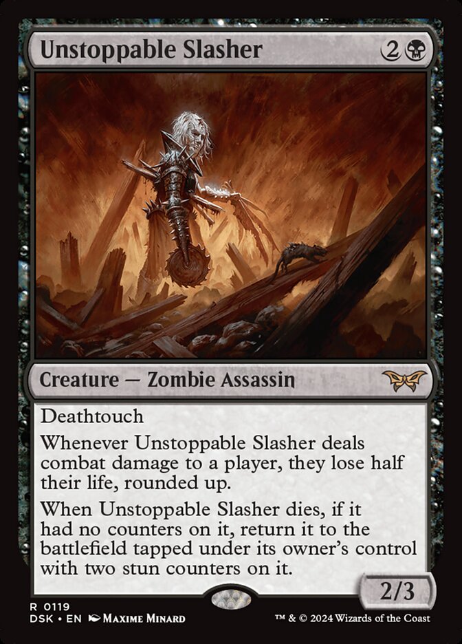 Unstoppable Slasher - [Foil] Duskmourn: House of Horror (DSK)