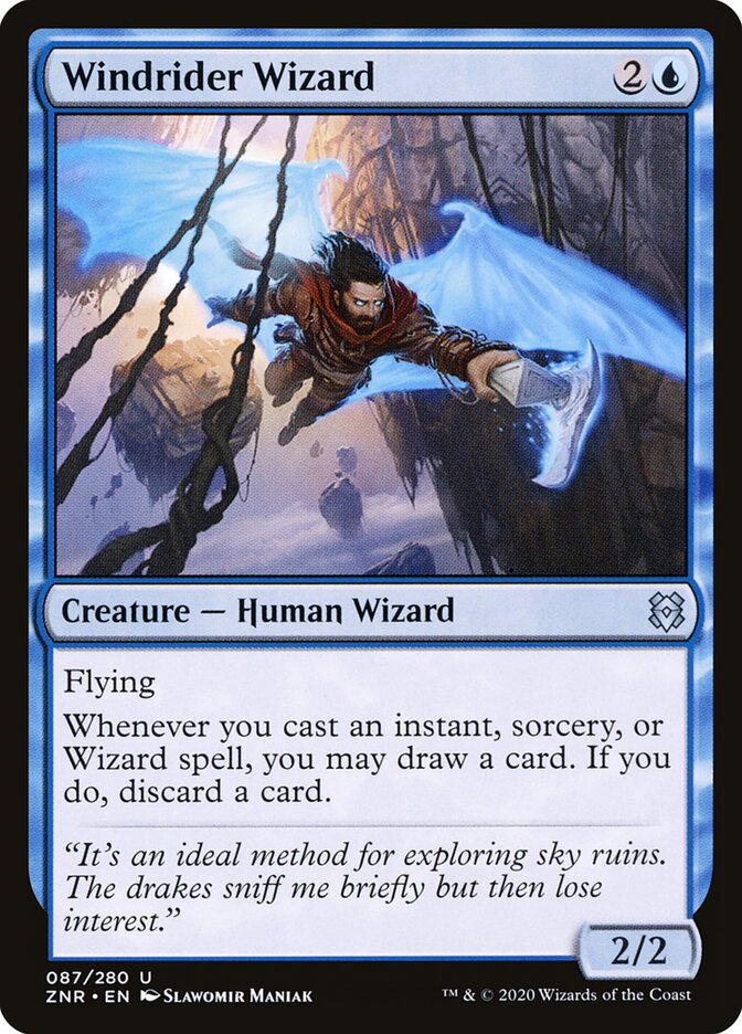 Windrider Wizard (87) - Zendikar Rising (ZNR)