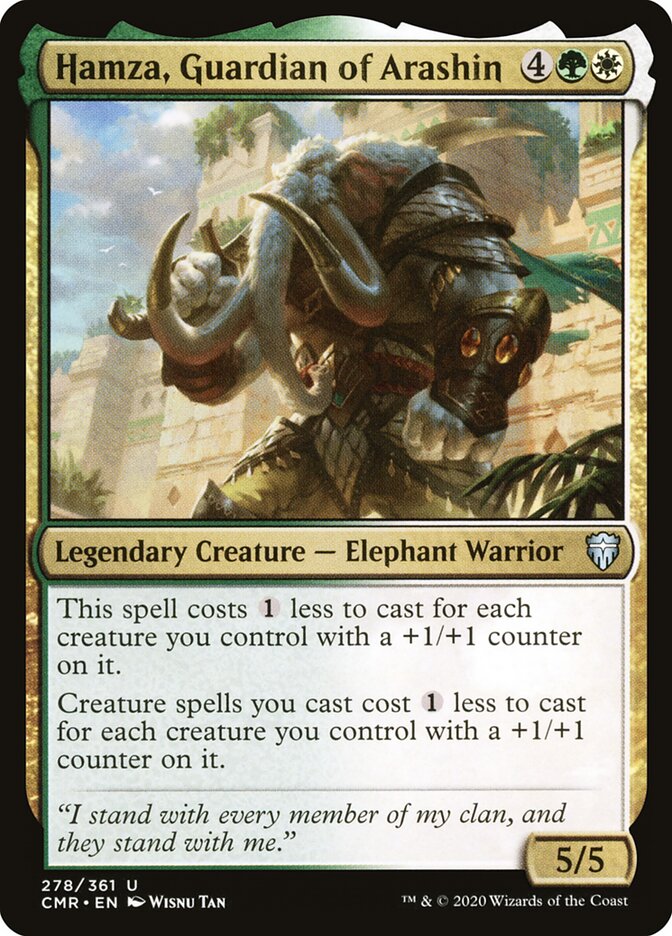Hamza, Guardian of Arashin (278) - Commander Legends (CMR)