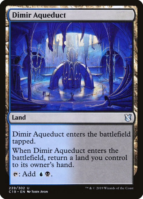 Dimir Aqueduct (239) - Commander 2019 (C19)