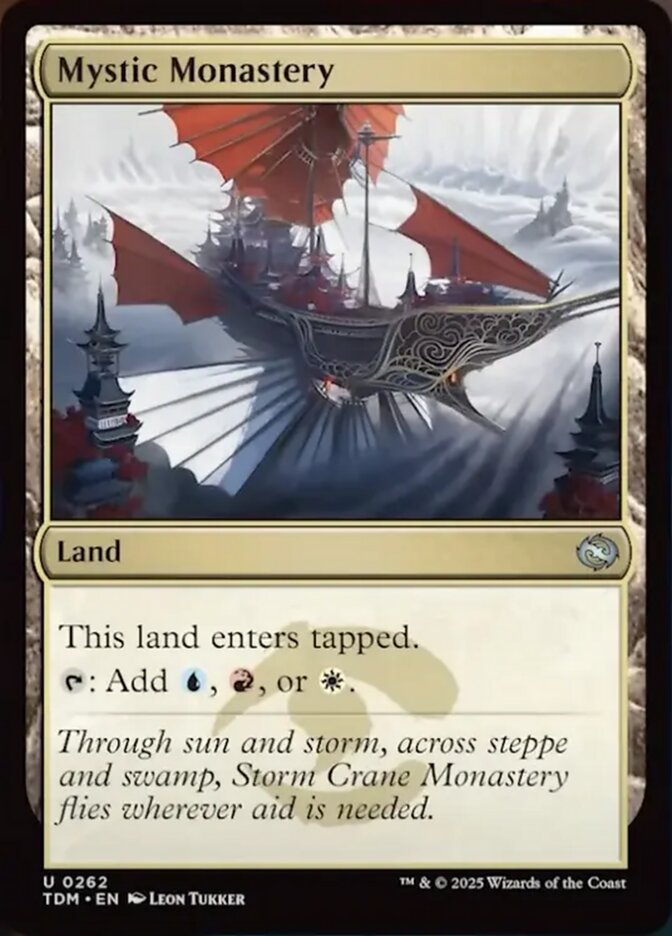 Mystic Monastery (262) - [Foil] Tarkir: Dragonstorm (TDM)
